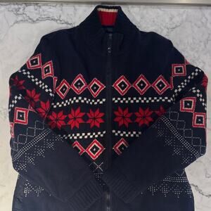 Vintage Pick: 70s Paul & Shark Yachting Wool Ski Sweater Jacket Nordic Zip Knit